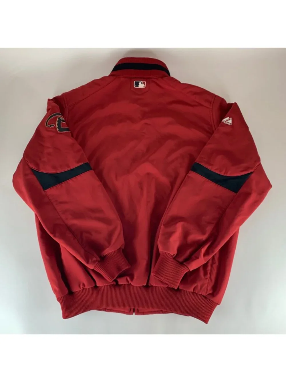 Arizona Diamondbacks MLB Red Majestic Therma Base Full Zip Jacket Mens Large